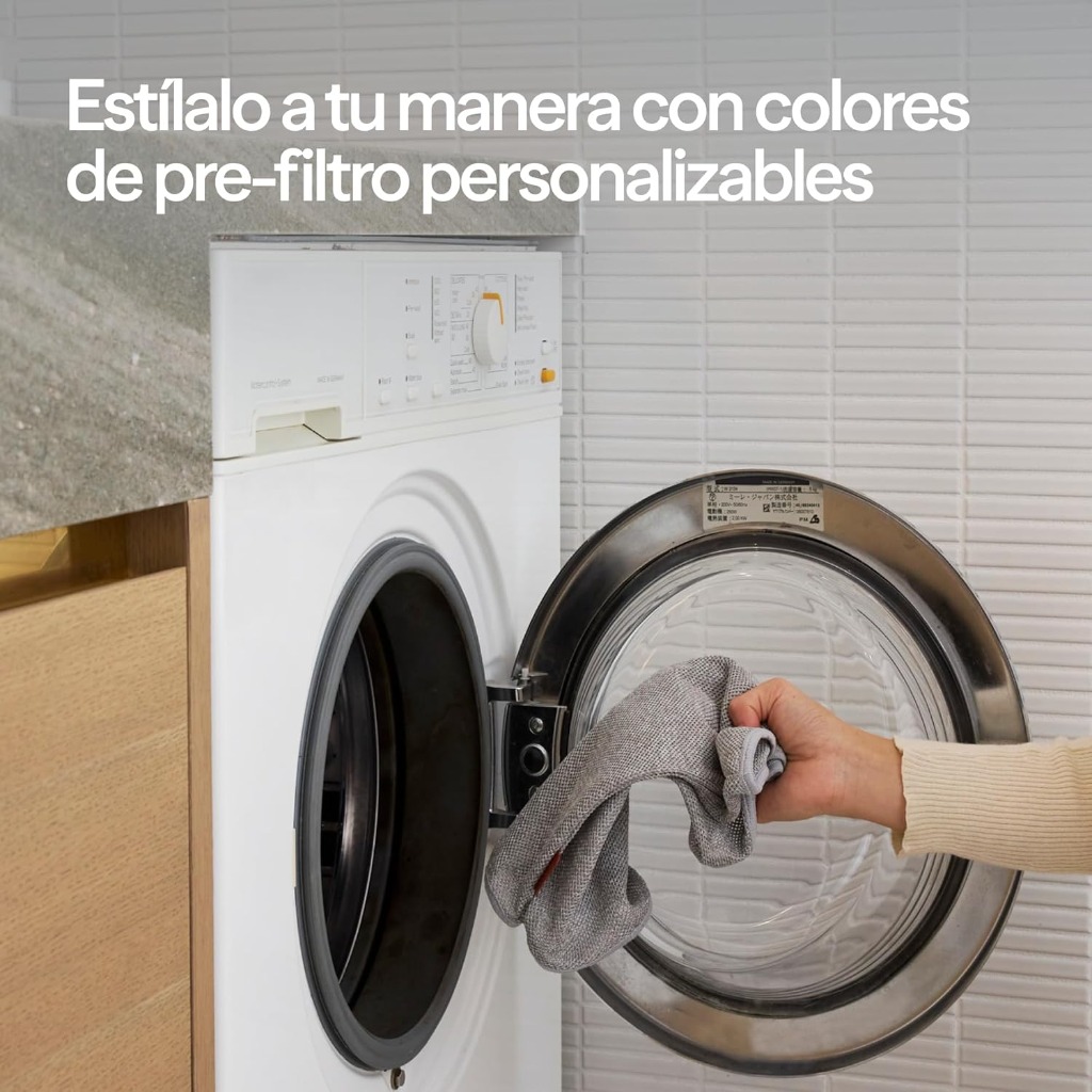 Lavado de fundas en lavadora para fácil mantenimiento