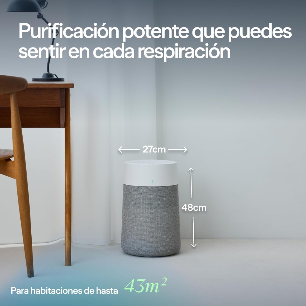 Modo silencioso: solo 17dB, perfecto para dormitorios