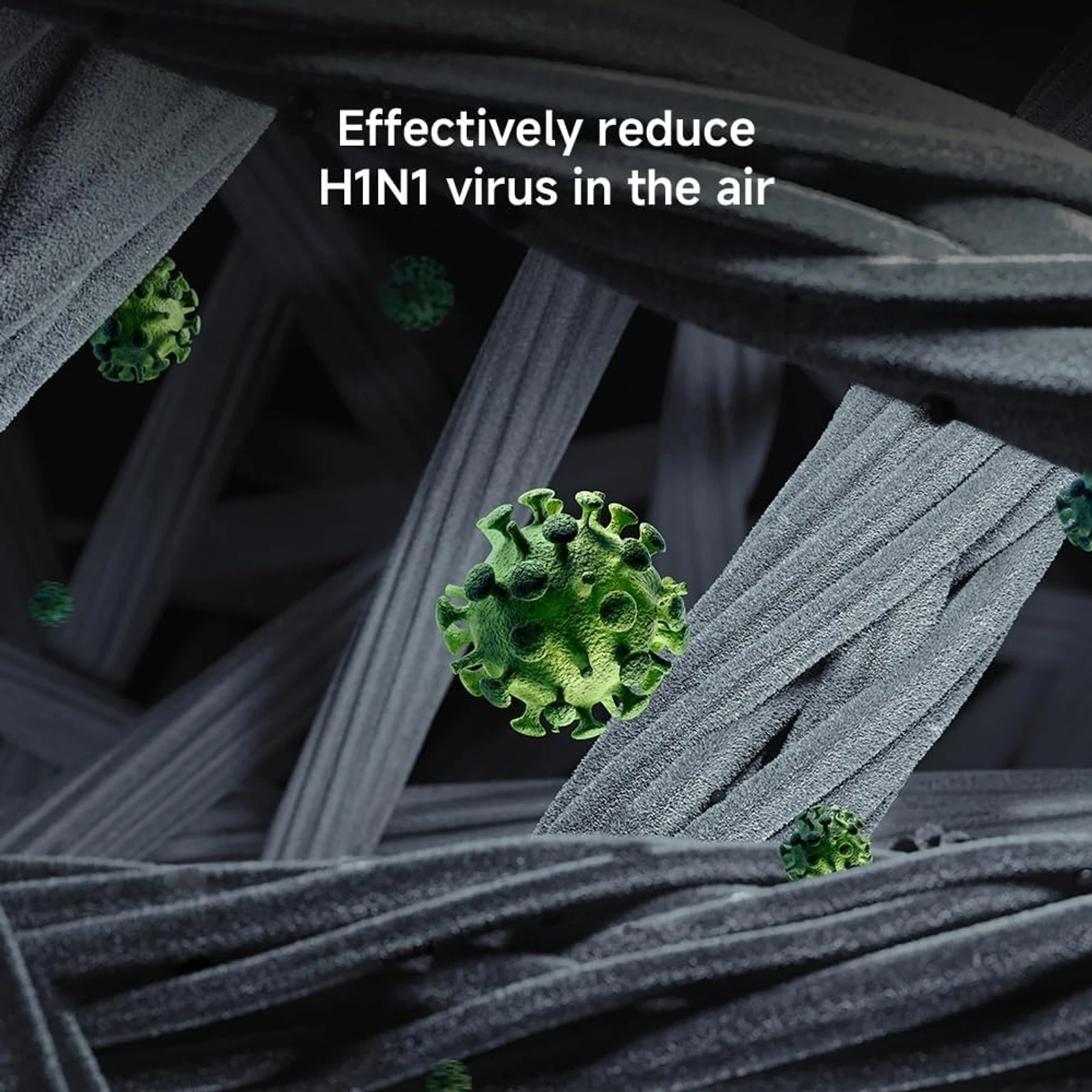Eficaz reduciendo virus H1N1 en el aire